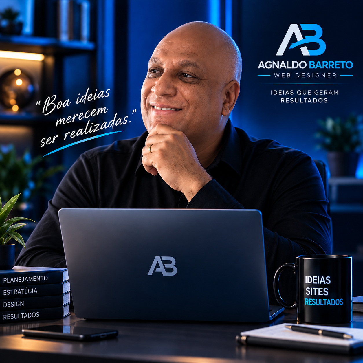 Agnaldo Barreto — composição visual oficial AB